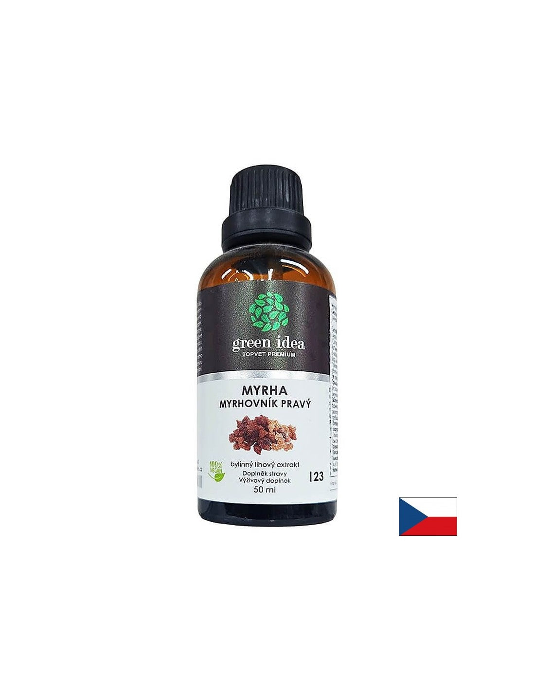 Inmunidad y corazón saludable - Myrr (resina) + vitamina C, 50 ml de tintura