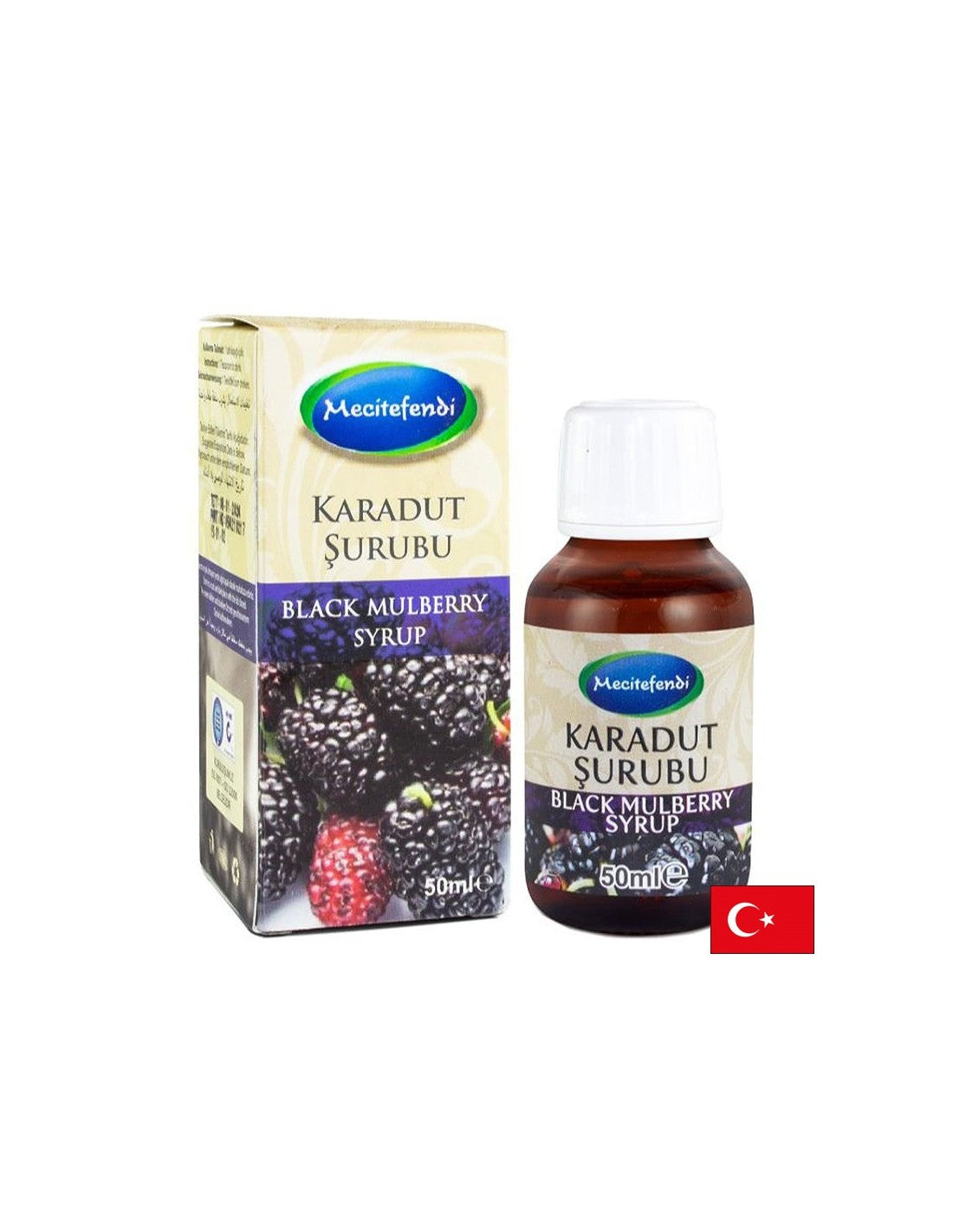 Black mulberry syrup – immunostimulant and antioxidant, 50 ml
