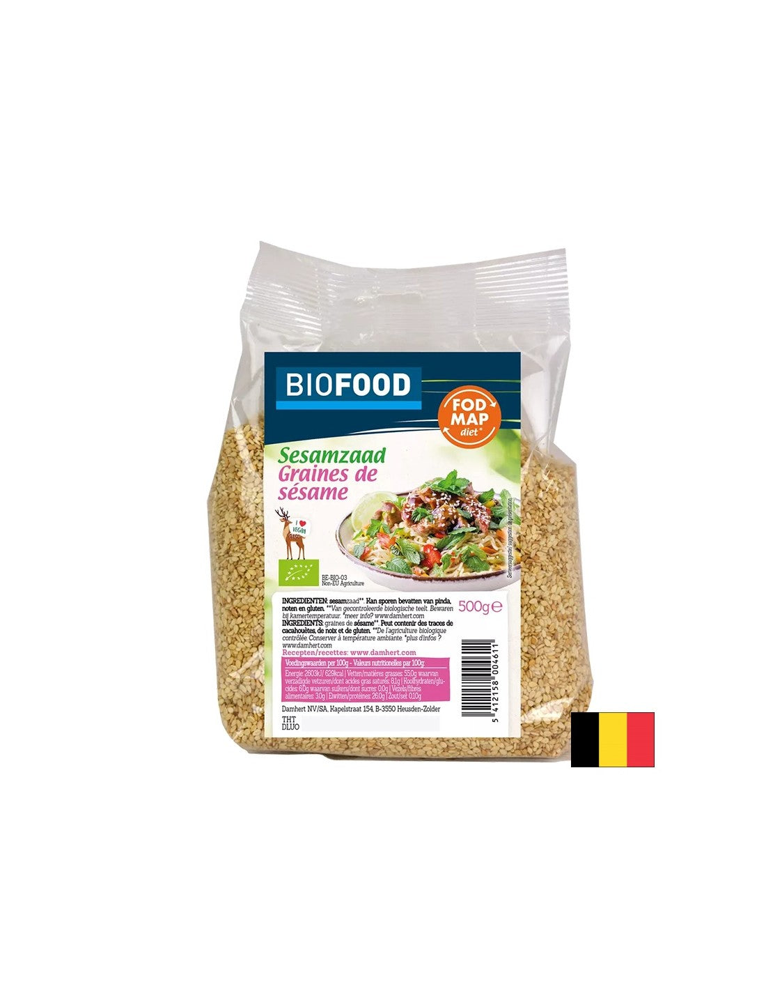 Sesame seeds (unshelled), ORGANIC, 500 g