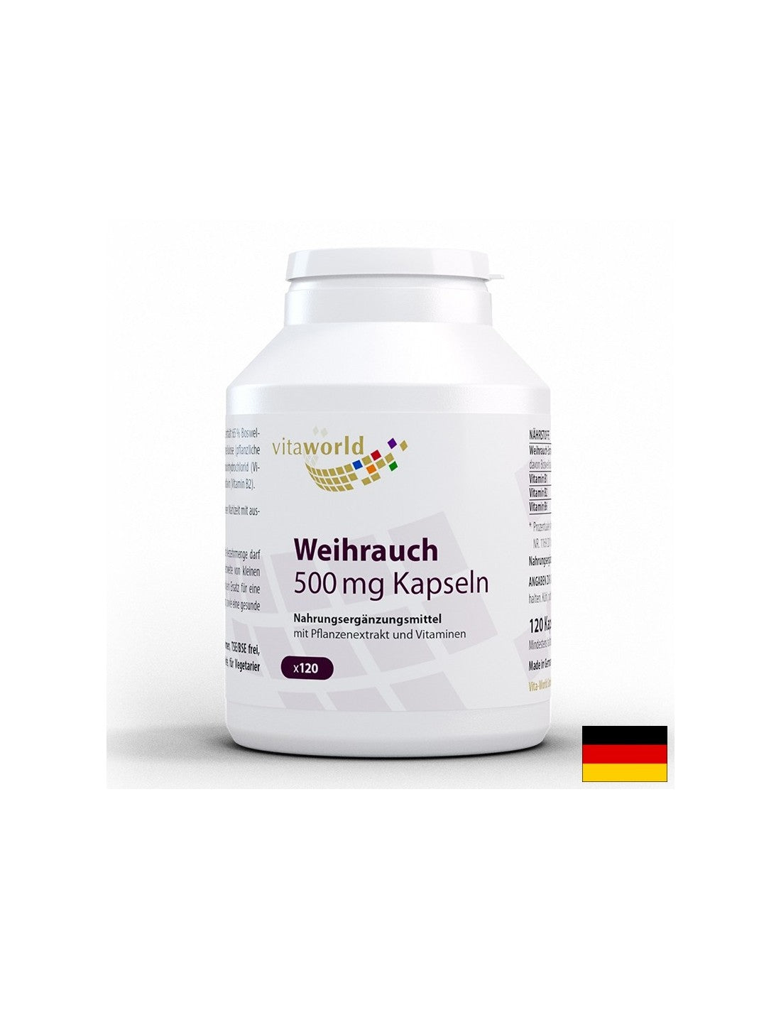Fir gesond Gelenker - Boswellia, 500 mg + Vitamin B1, B2, B6, 120 Kapselen