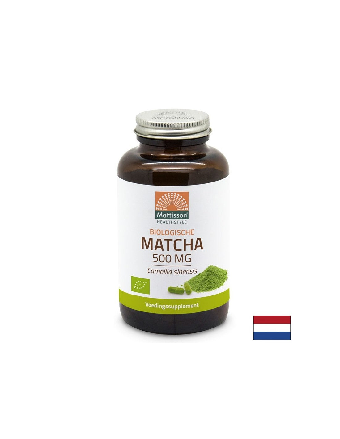 Antioxidante - Matcha Bio, 500 mg x 60 cápsulas <tc>Mattisson Healthstyle</tc>