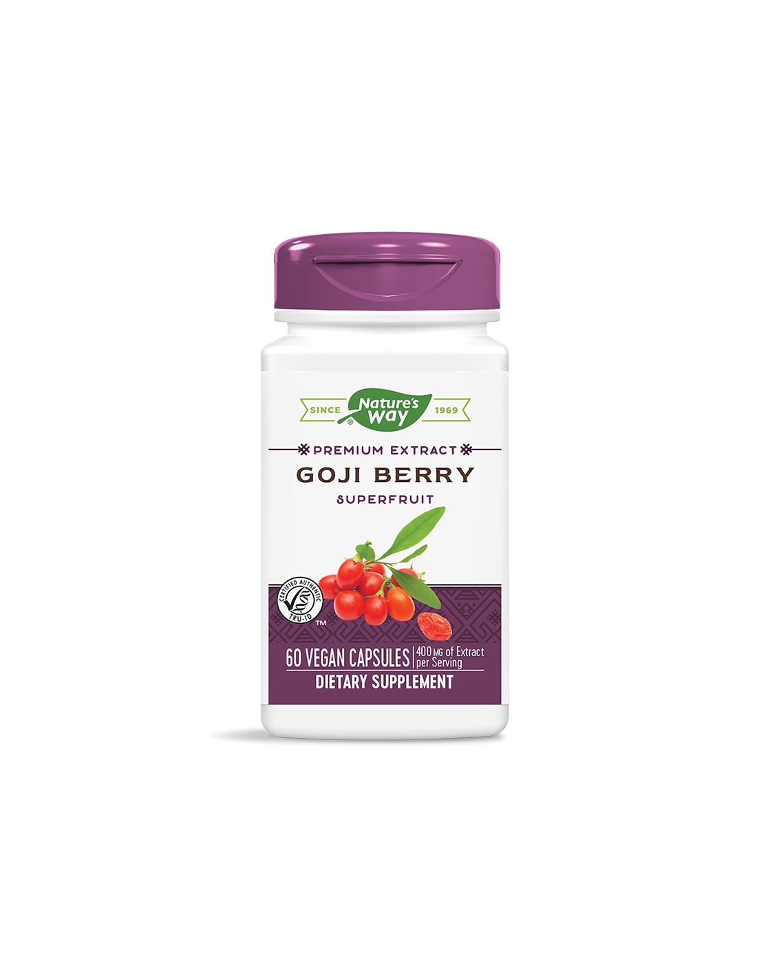 Goji Berry - Premium extract - immuniteit en vitaliteit, 500 mg, 60 capsules