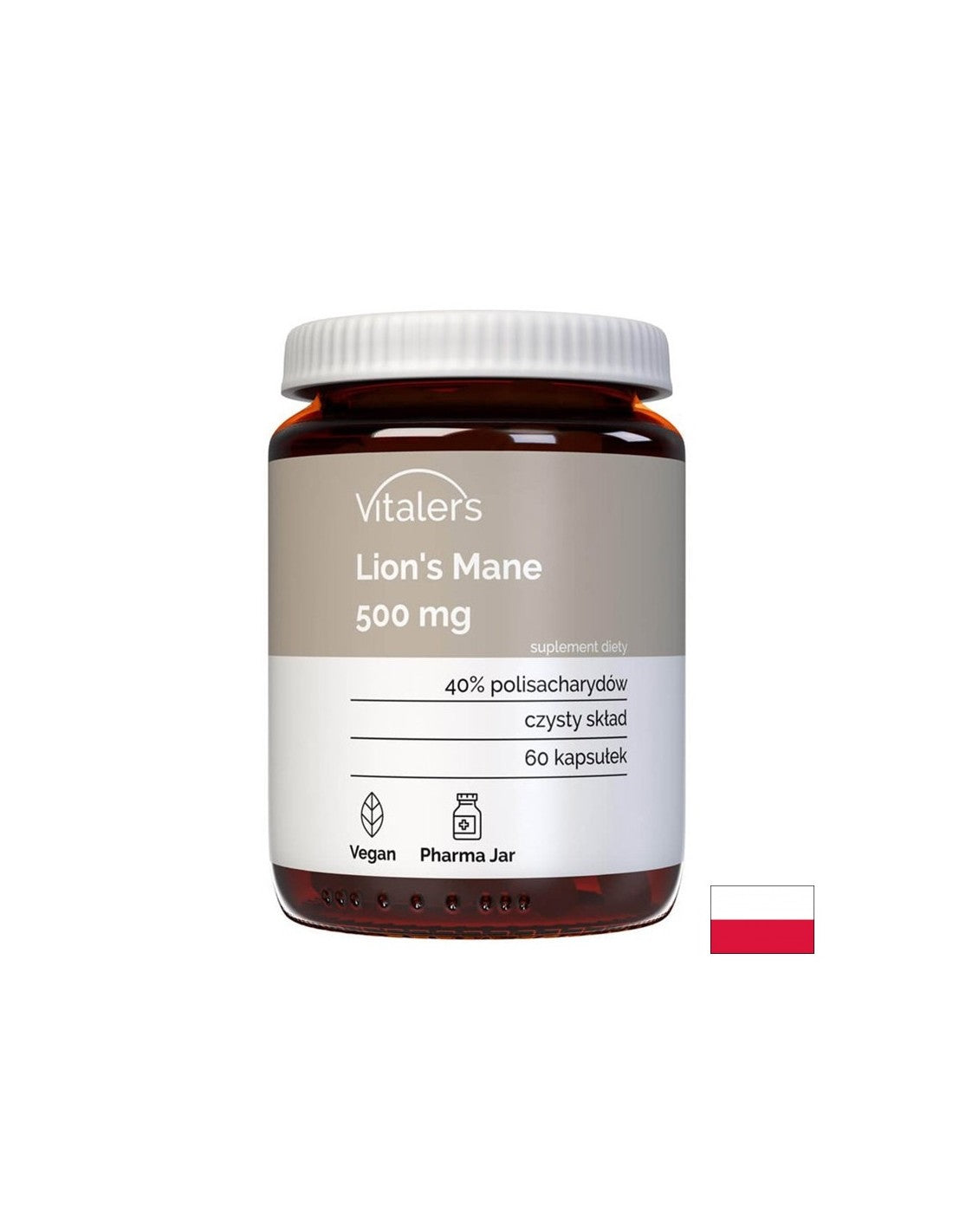 Immunity and brain function - Lion's Mane, 500 mg x 60 capsules