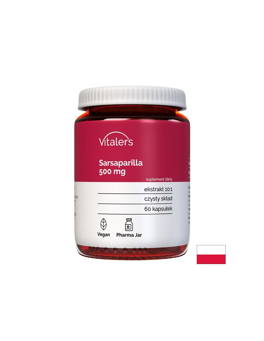 Psoriasis y eczema - Sarsaparilla, 500 mg x 60 cápsulas