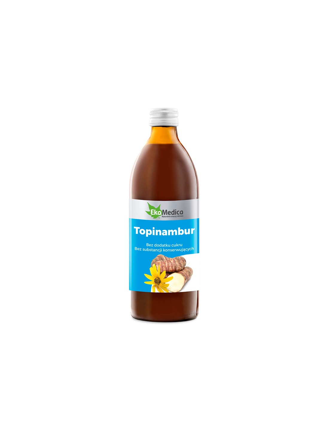 Jerusalem artichoke juice with camu-camu and natural vit. C - Control of blood sugar and cholesterol, 500 ml, 10 doses