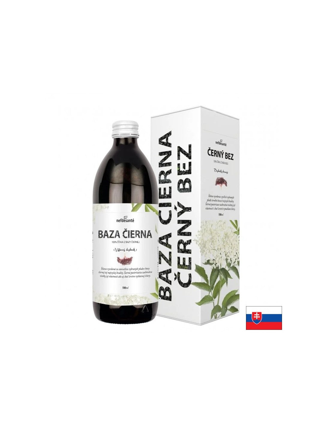 Black elderberry juice for the respiratory system, 500 ml, 10 doses