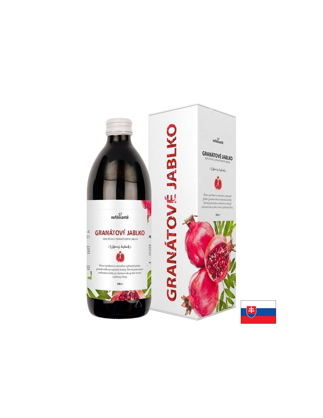 Pomegranate juice – antioxidant and energy tonic, 500 ml, 10 doses