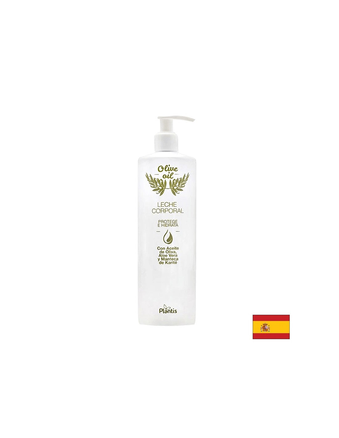 Loción corporal hidratante con aceite de oliva y manteca de karité, 500 ml