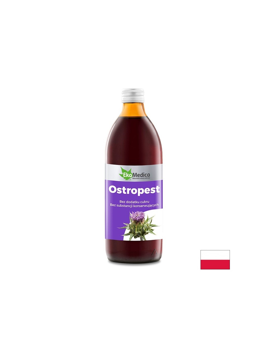 Kepenų priežiūra - baltas erškėčiai, 500 ml Sirupo „Ekamedica“