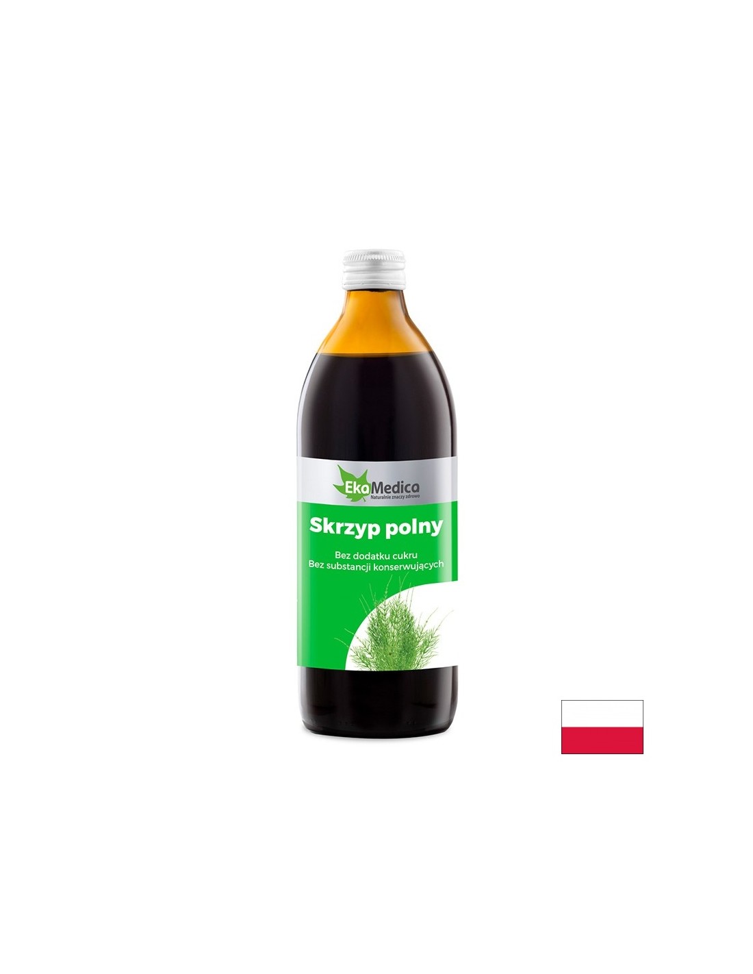 Gewiicht, Hoer a Haut Reduktioun - Horsetail, syup 500 ml Ekamda