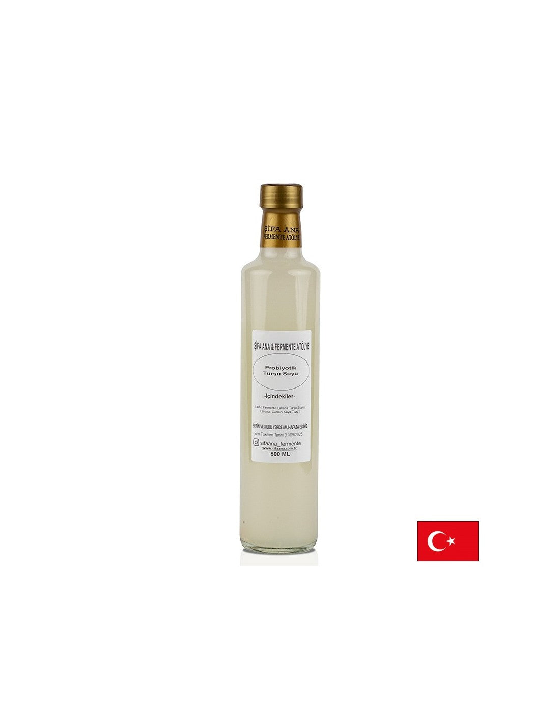 Probiotic sauerkraut juice, 500 ml
