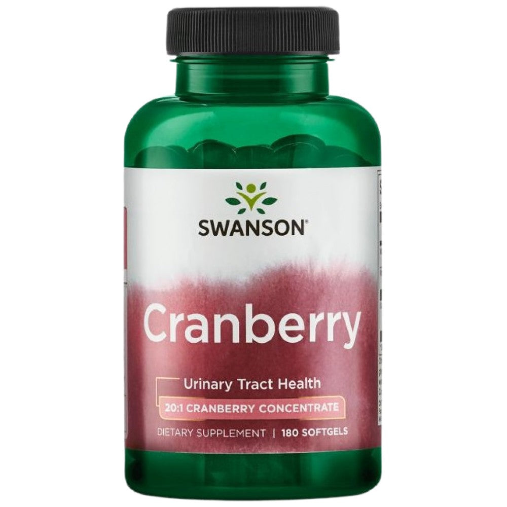 Cranberry 20:1 Concentrate 180 Gel capsules