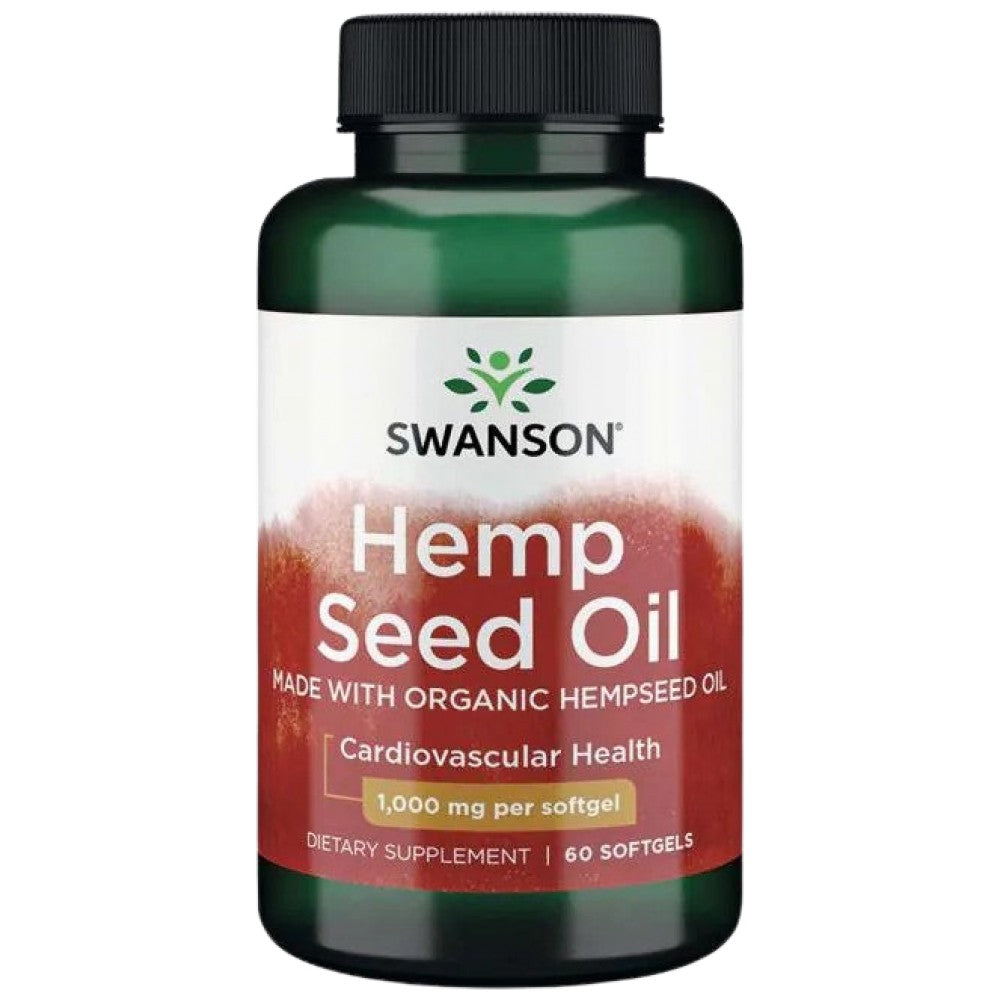 Hemp Seed Oil 1000 mg 60 Gel capsules