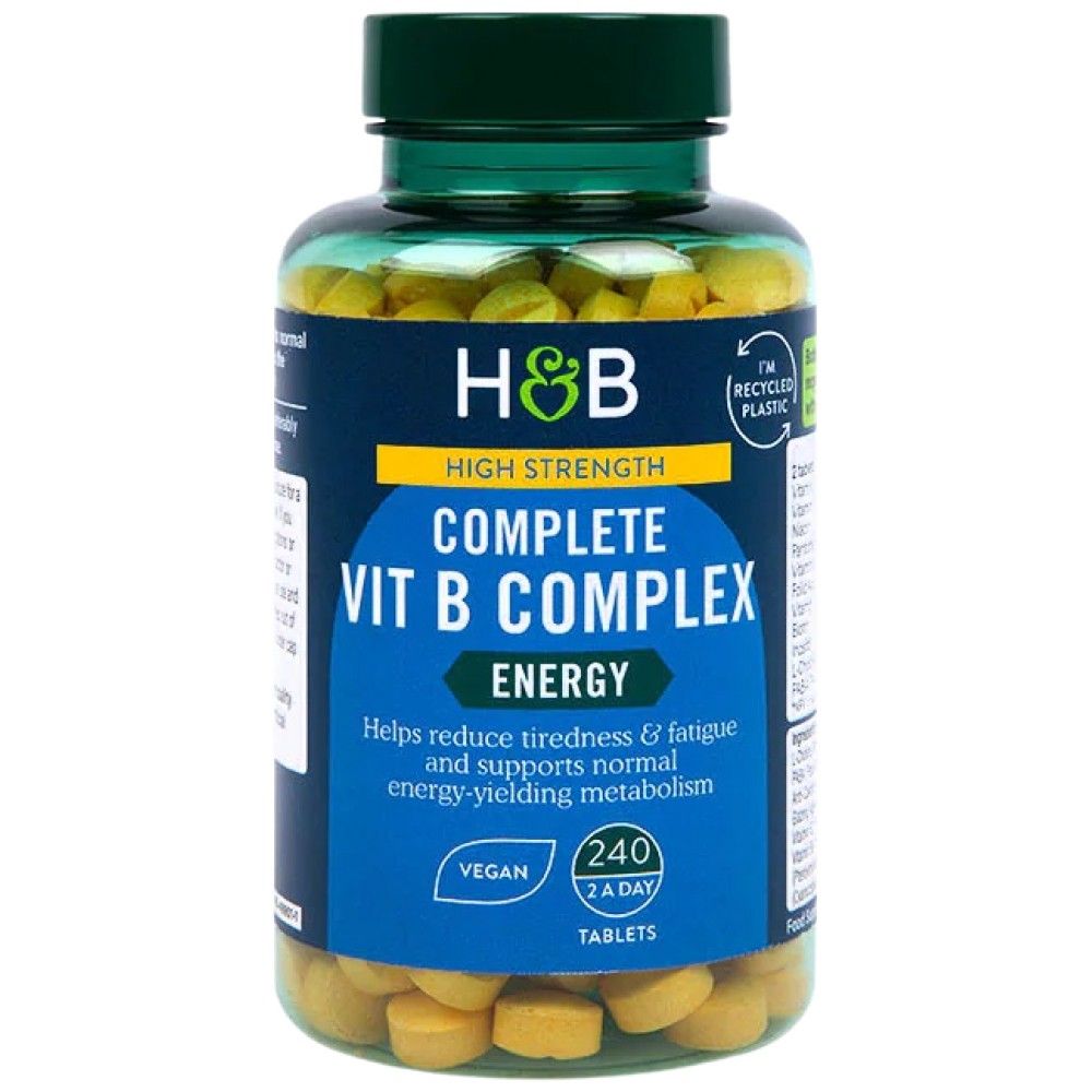 High Strength | Complete Vit B Complex - 240 Tablets