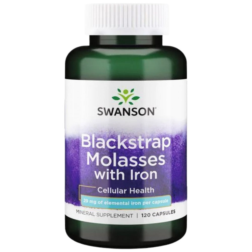 Blackstrap Molasses With Iron 29 mg 120 capsules