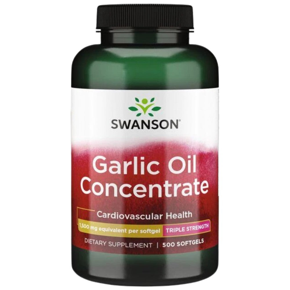 Garlic Oil Concentrate 1500 mg 500 Gel capsules