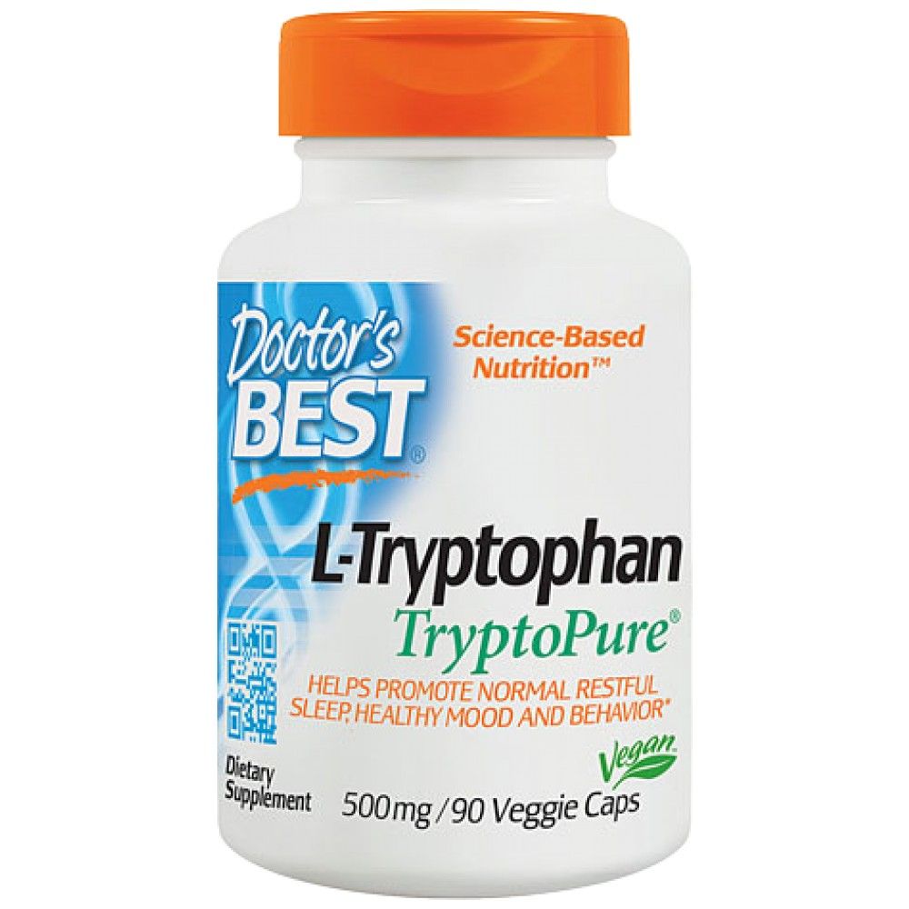 L-tryptophan 500 mg | Met tryptopure - 90 capsules