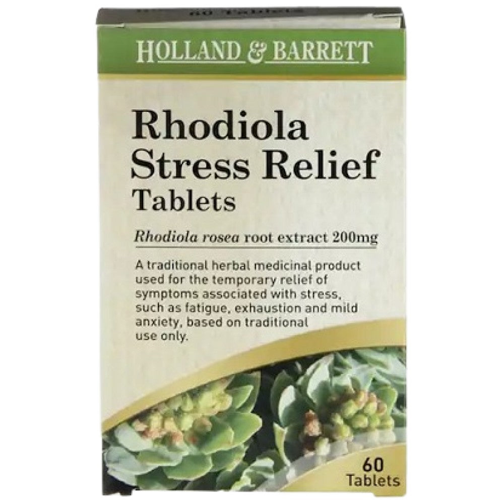 Rodiola Alívio de estresse 200 mg - 60 comprimidos