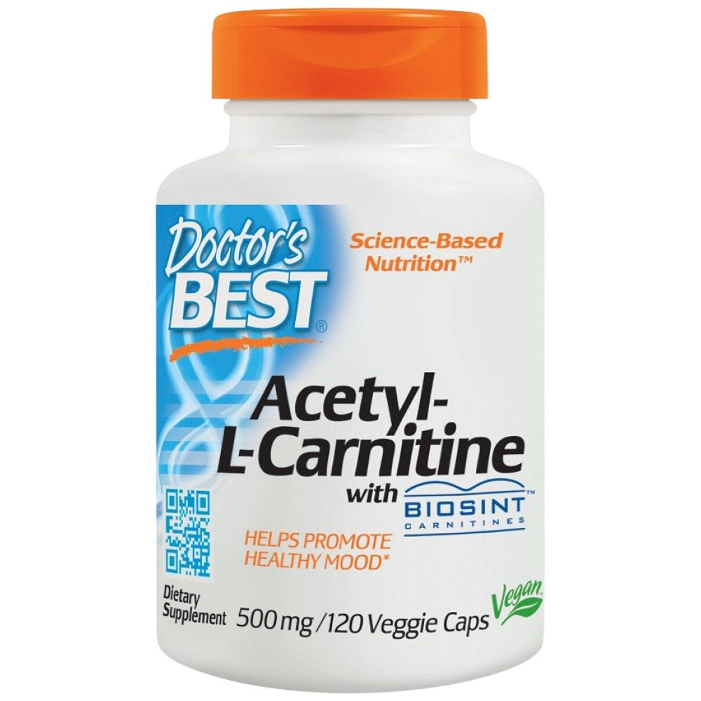 Melhores cápsulas de acetil-l-carnitina 500 mg-120
