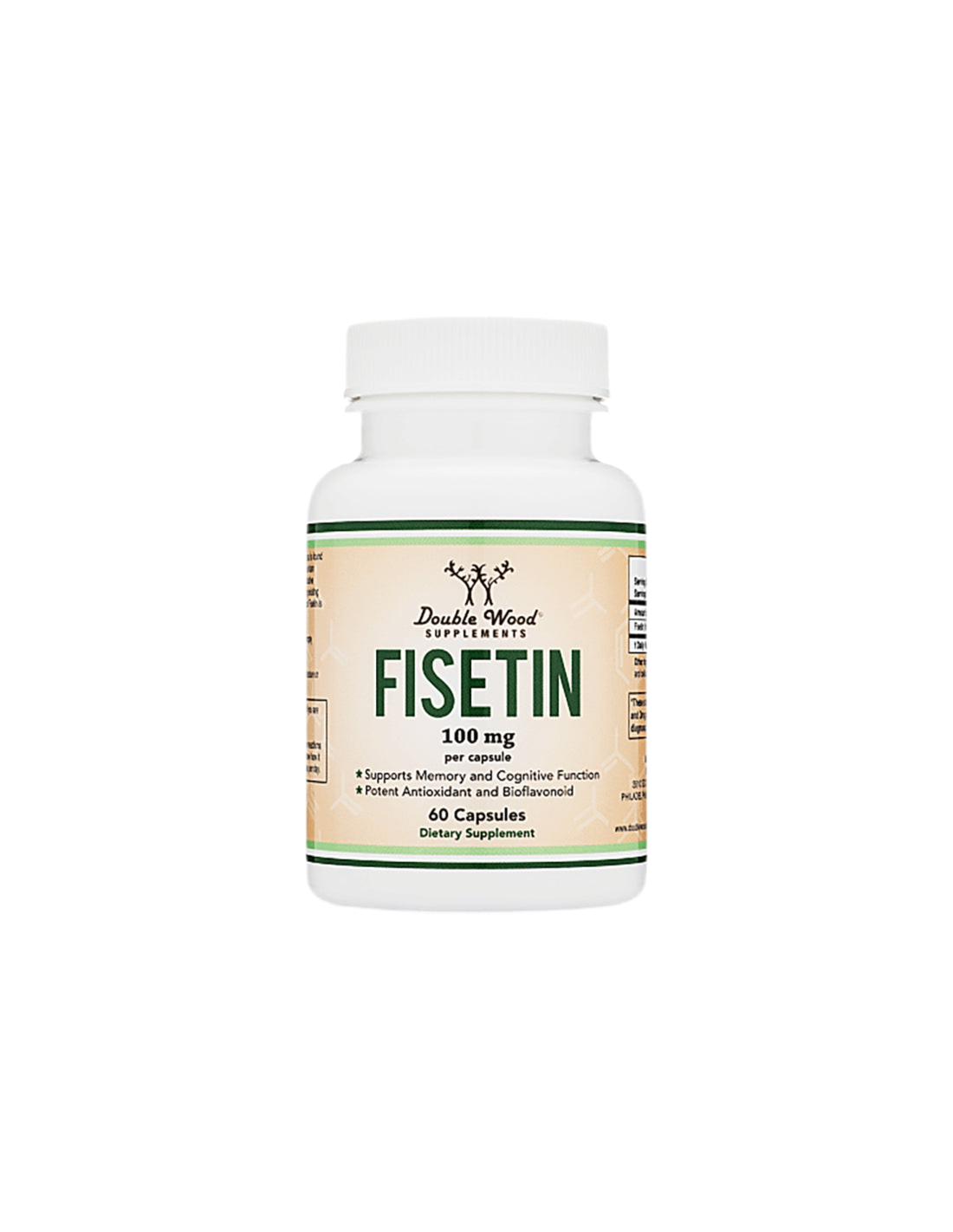 Fisetin, 100 mg, 60 capsules Double Wood - Nutra Best Europe