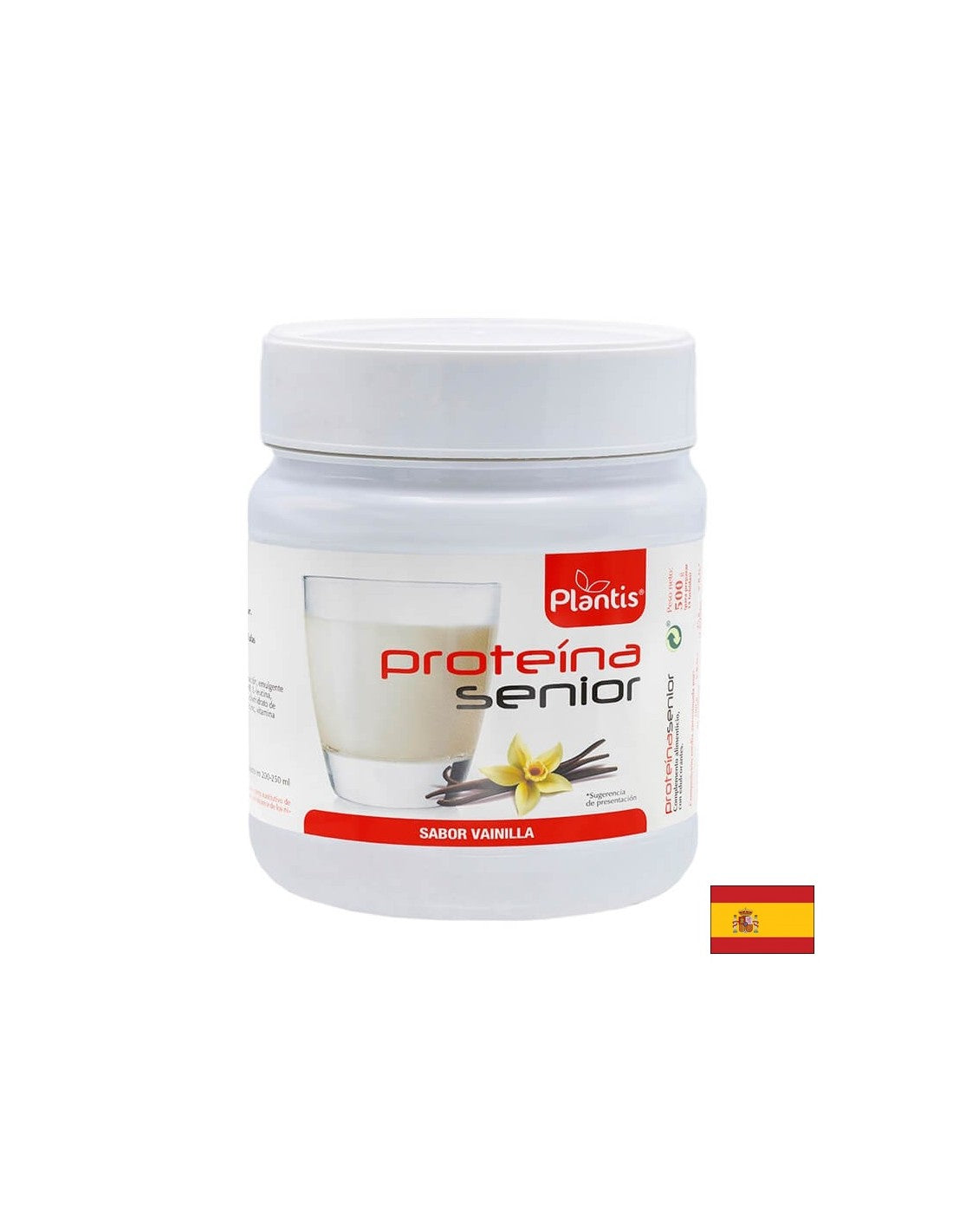 Whey Protein fir Leit iwwer 55 - géint Verloscht vu Muskelmasse, 500 g, mat engem Goût vun der Vanille