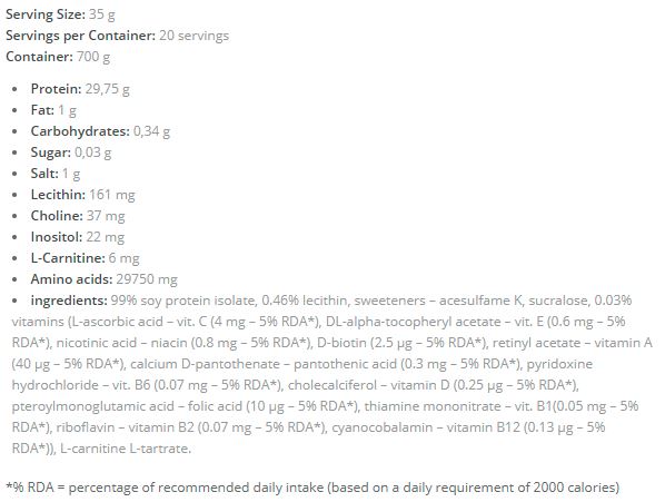 SOJAVIT 85 - 700 grams