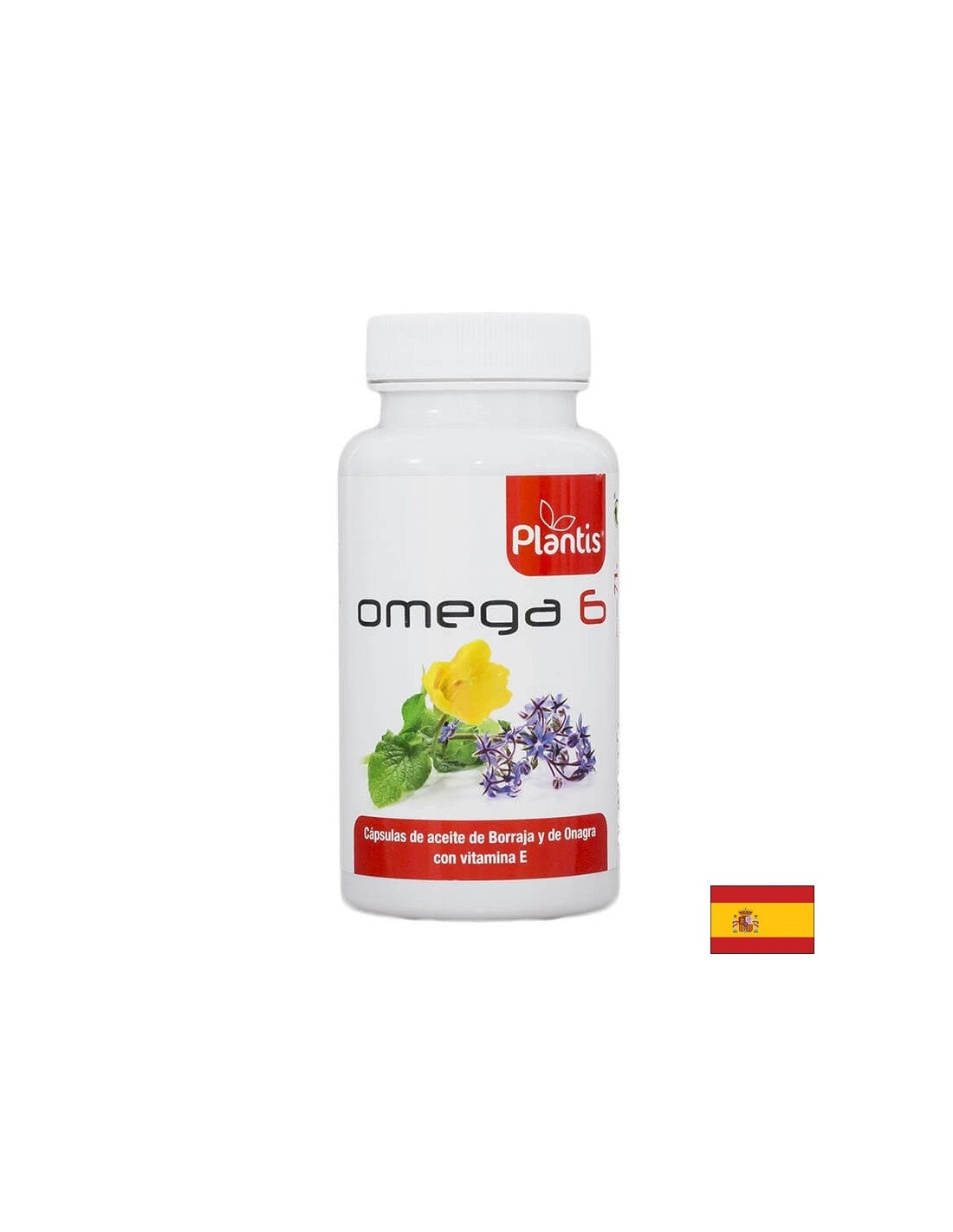 Omega -6 - Borage a večerní prvotřídní oleje + Vit. E - Omega 6 - Plantis® - Hormonální rovnováha, 100 měkkých tobolek
