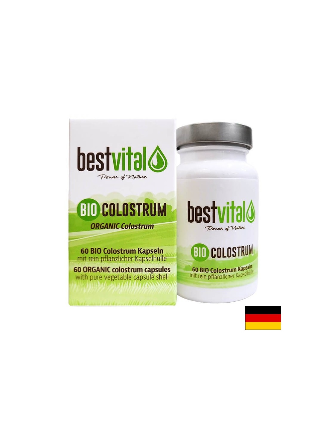 Sterke immuniteit en vitaliteit - Bio Colostrum, 60 capsules