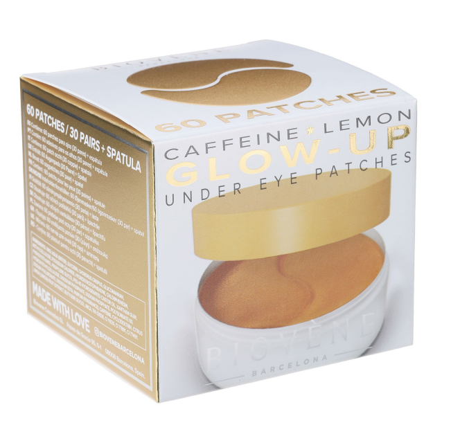 Parches de hidrogel con cafeína para un aspecto brillante y descansado - 60 piezas
