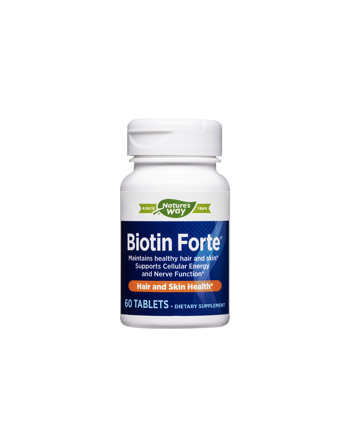 Biotine Forte - Haar, huid en nagels - Een formule met vitamines, 60 tabletten