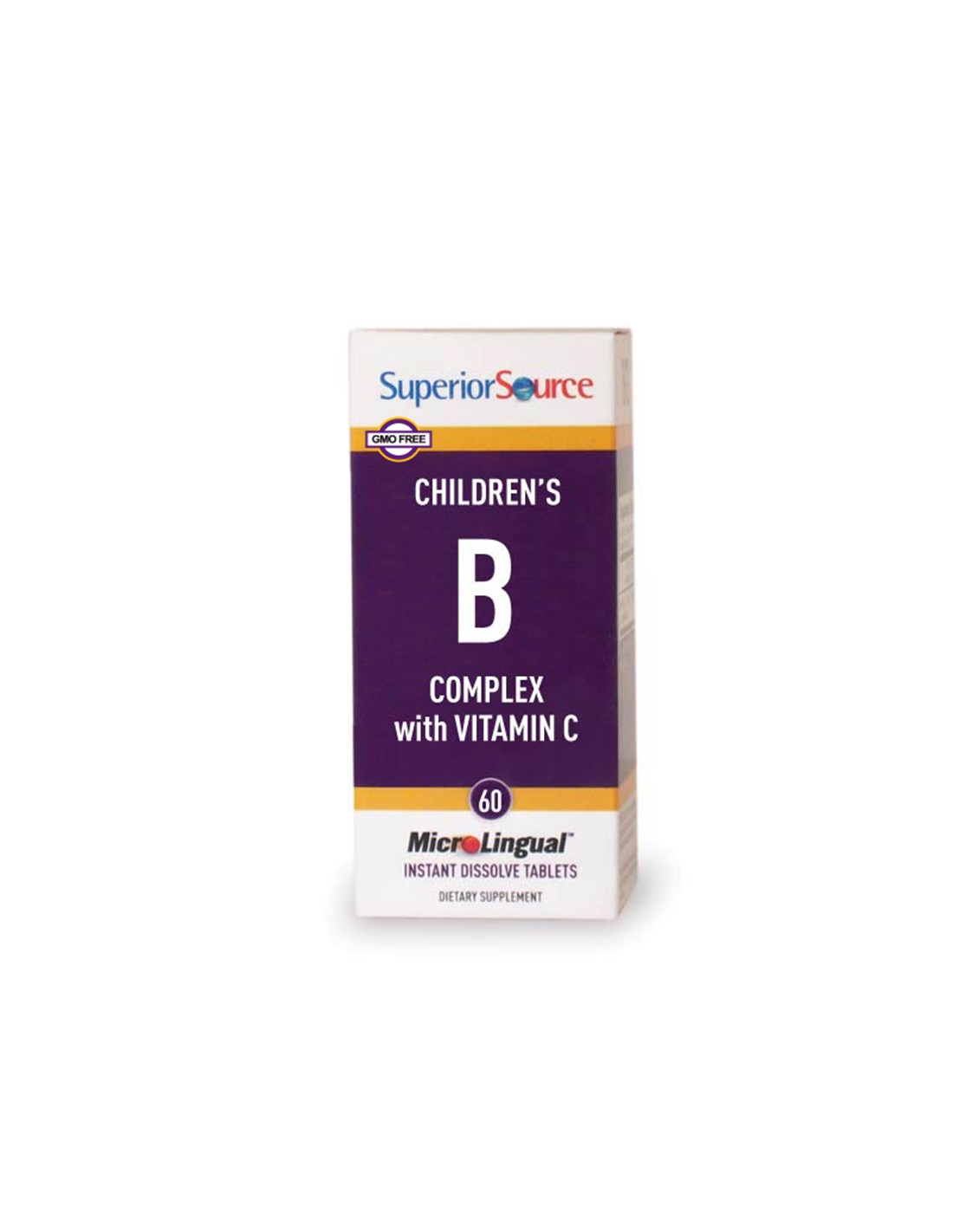 Vitaminas B-complex+c vaikams, 60 po liežuvio viršutinio šaltinio tabletės