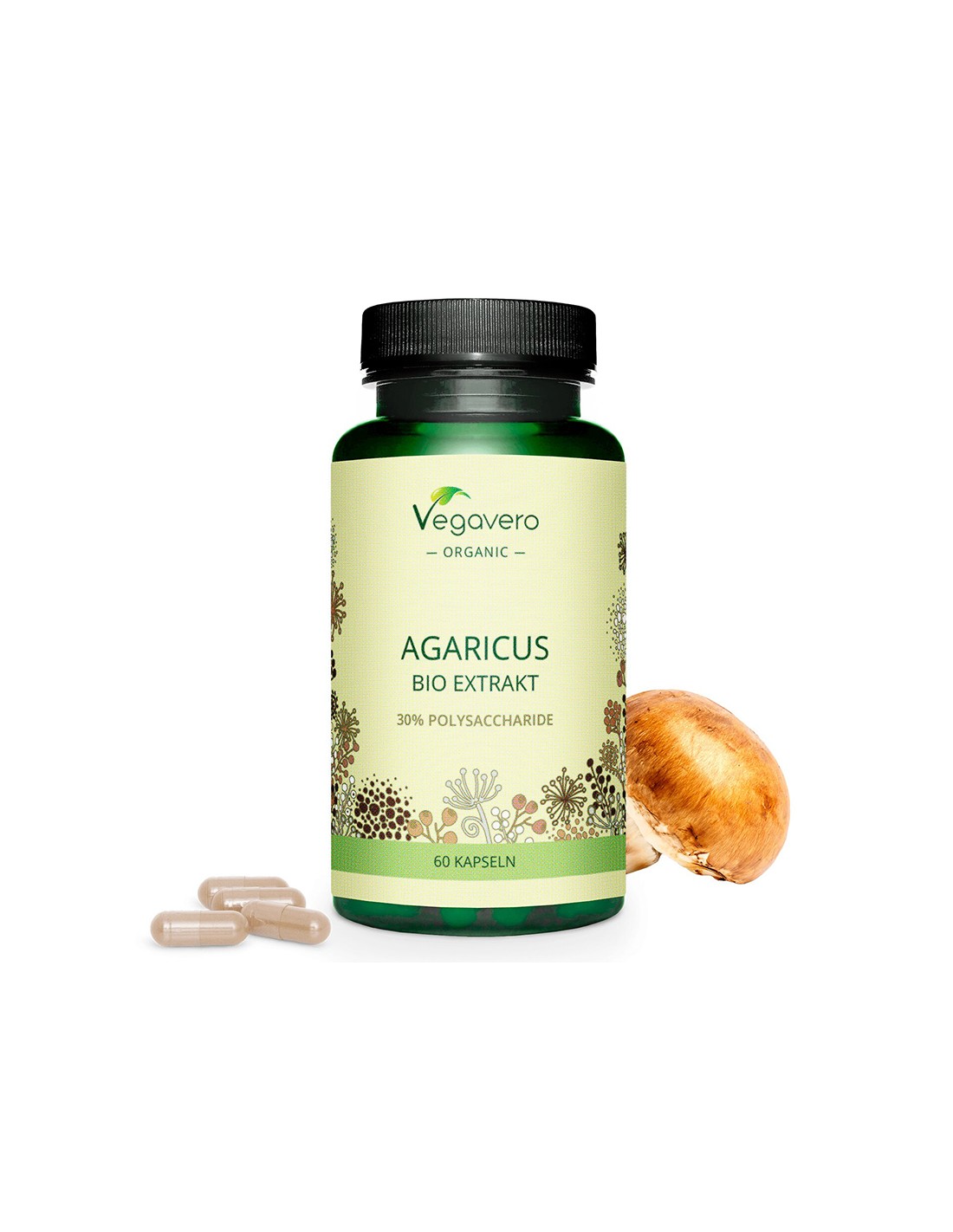 Natural immunomodulator - Bio Agaricus (extract), 60 capsules Vegavero