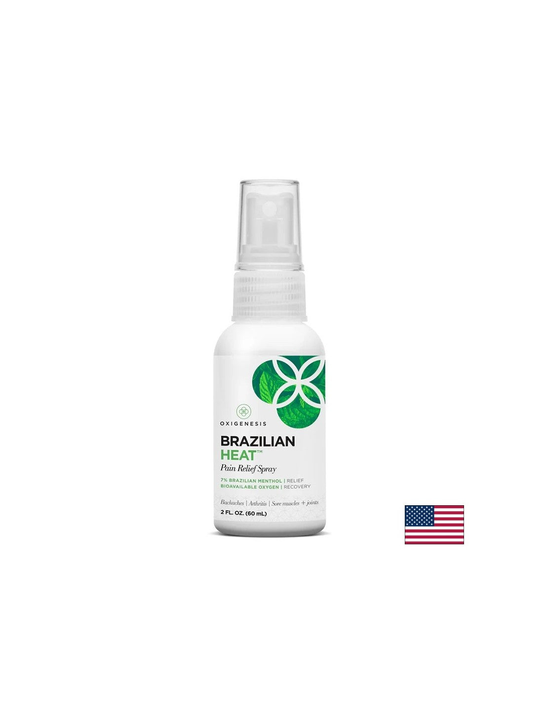 Painkiller spray for muscles and joints - With Brazilian menthol, algae and MSM, 60 ml