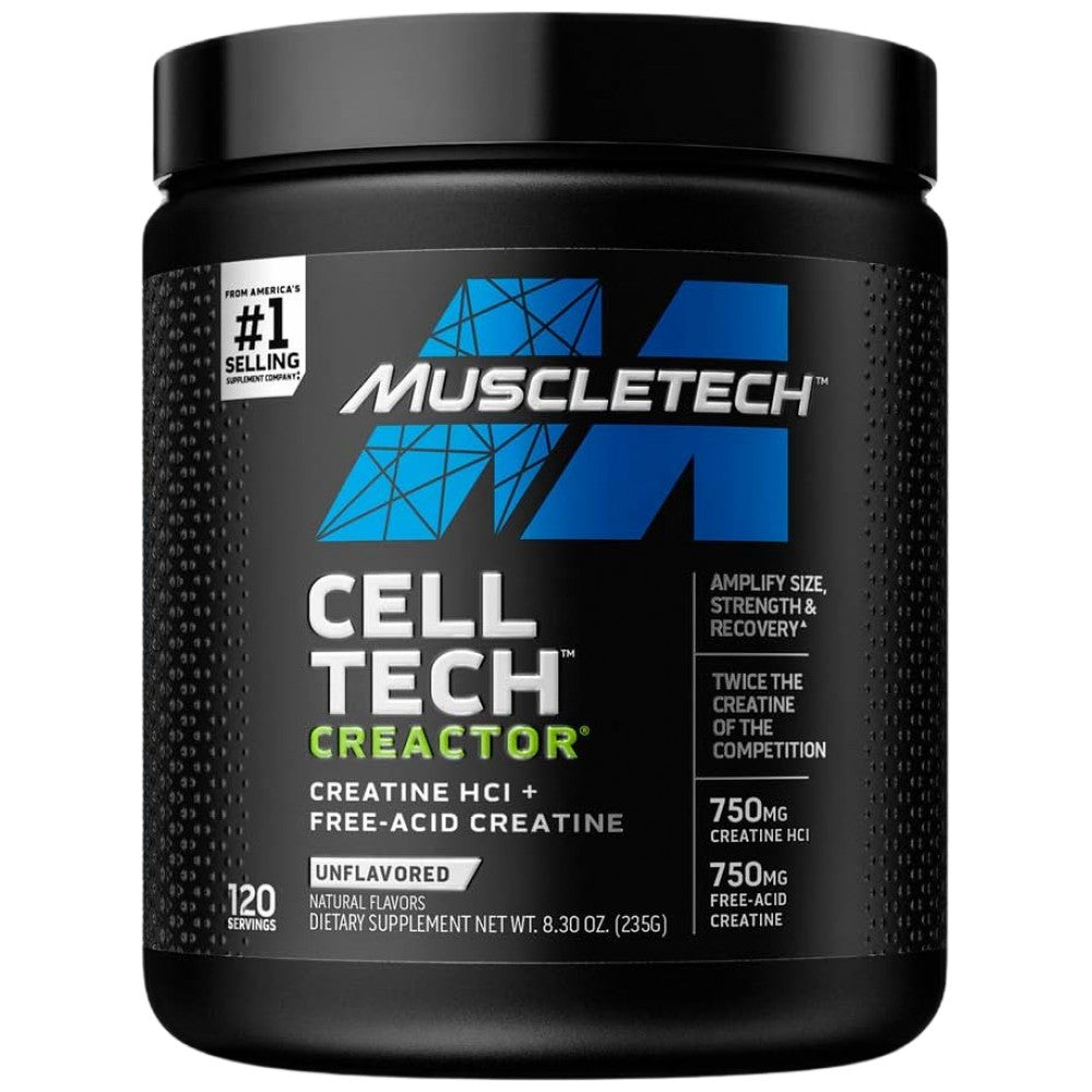 Creactor® | Creatine HCl + Free-Acid Creatine - 235 грама - Feel You