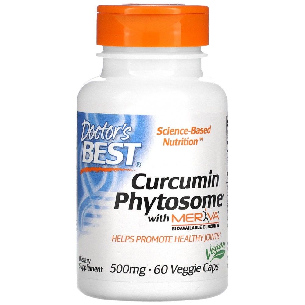Mejor fitosoma de curcumina 500 mg/con Meriva - 60 cápsulas