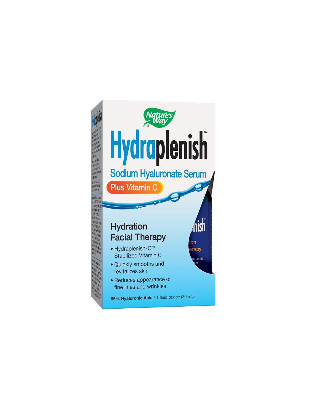 Hydraplenish ™ surowicy + witamina C (65% kwas hialuronowy) - Hydraplenish ™ Sodium hialuronanowe surowica plus witamina C, 30 ml