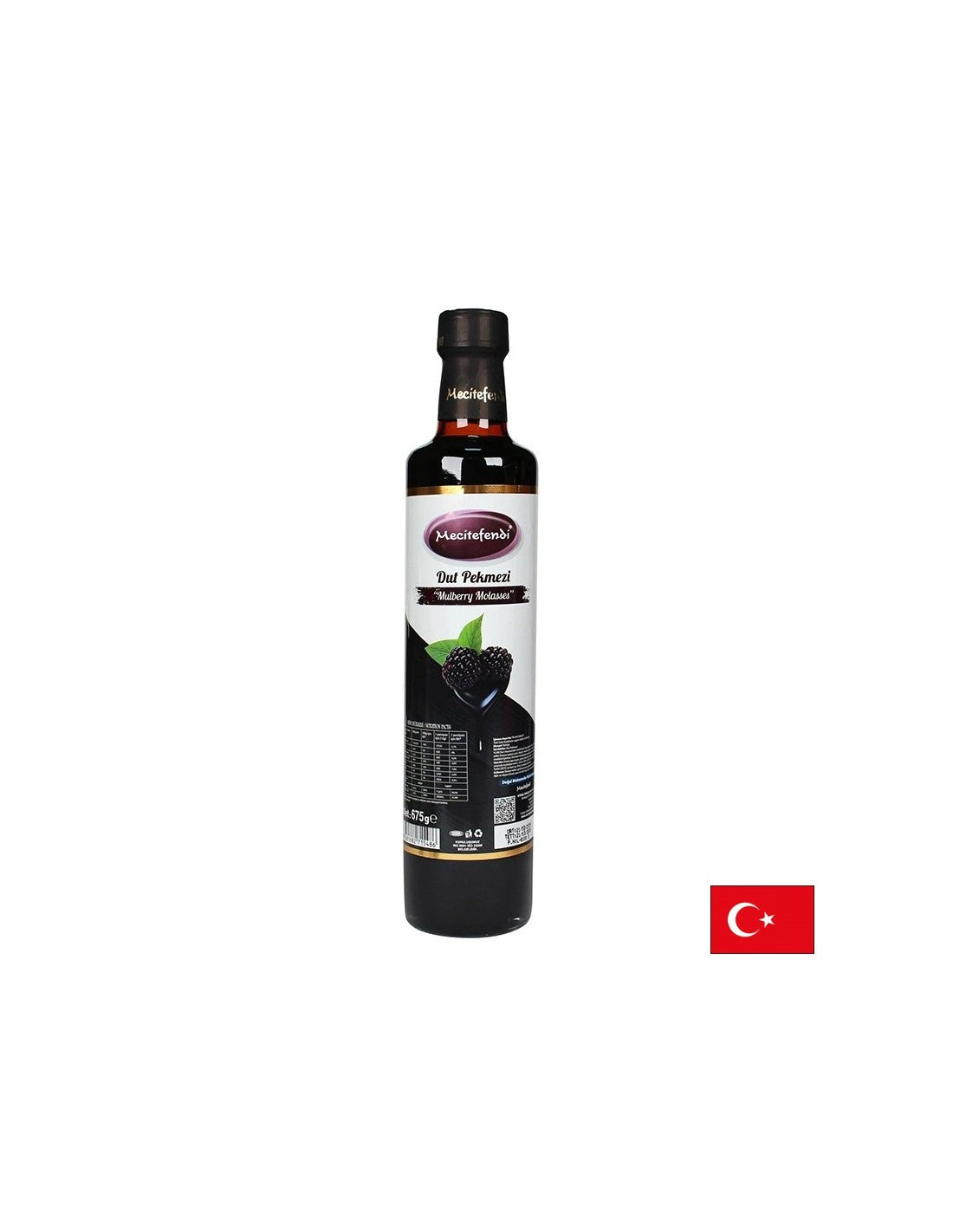 Black mulberry molasses - immunostimulant and antioxidant - For direct consumption or flavoring of sweets and drinks, 675 g