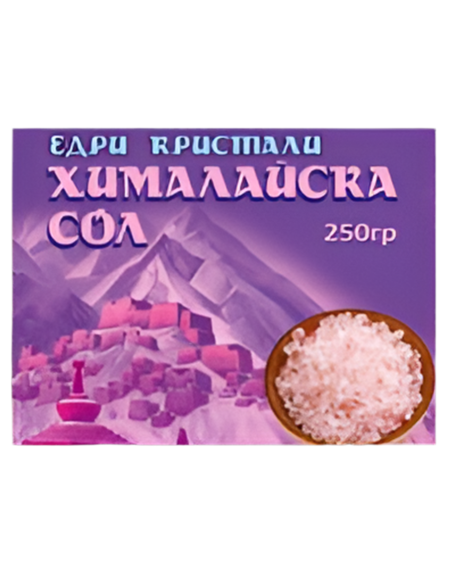 Himalaya -zout / roze kristallen - 250 gram