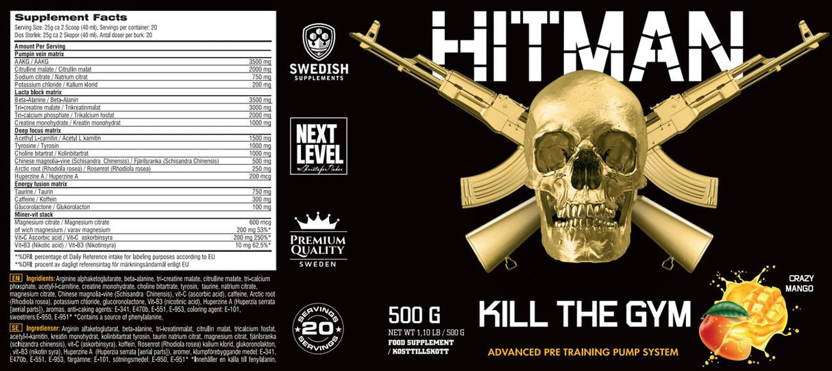 HITMAN - Kill the Gym 500 grams