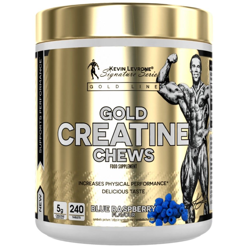 Gold Creatine Chews | Creatine Monohydrate - 240 Chewable Tablets