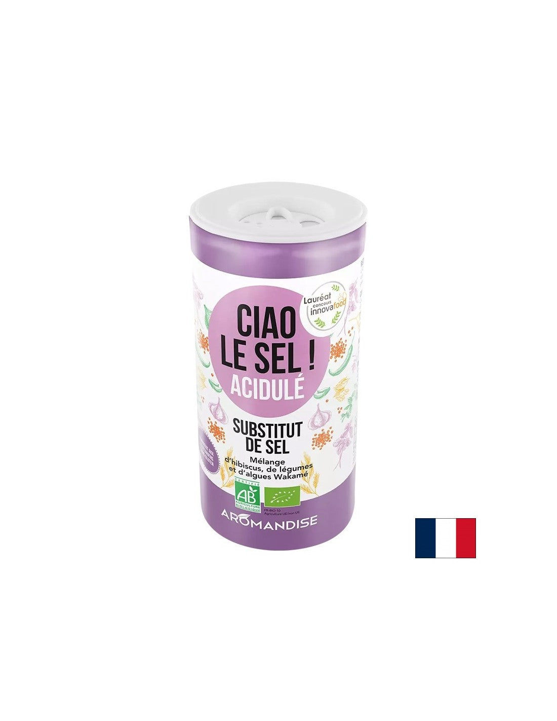 Alternative substitute for regular salt (with a slightly sour taste), 70 g
