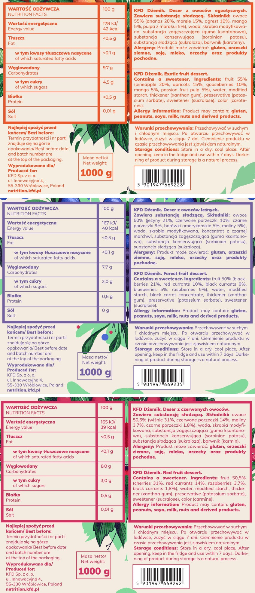 Dzemik - s nízkým obsahem kalorií - 1