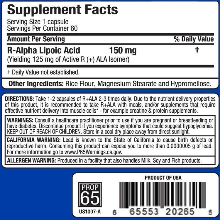 R-ALA 150 mg - 60 capsules