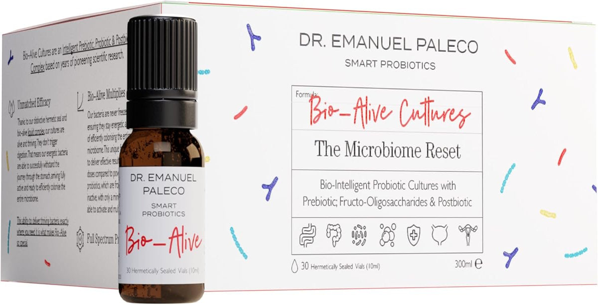 Tribiotic Bio–Alive® 300 CFU (probiotic, prebiotic and postbiotic) 30 doses