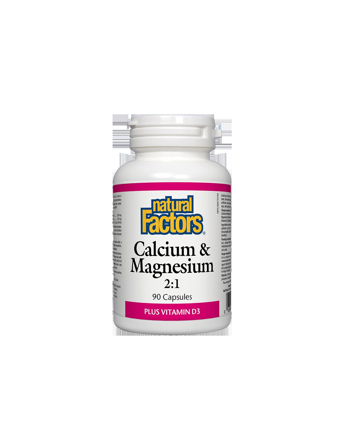 Calcium & Magnesium with Vitamin D3 376 mg - 90 капсули - Feel You