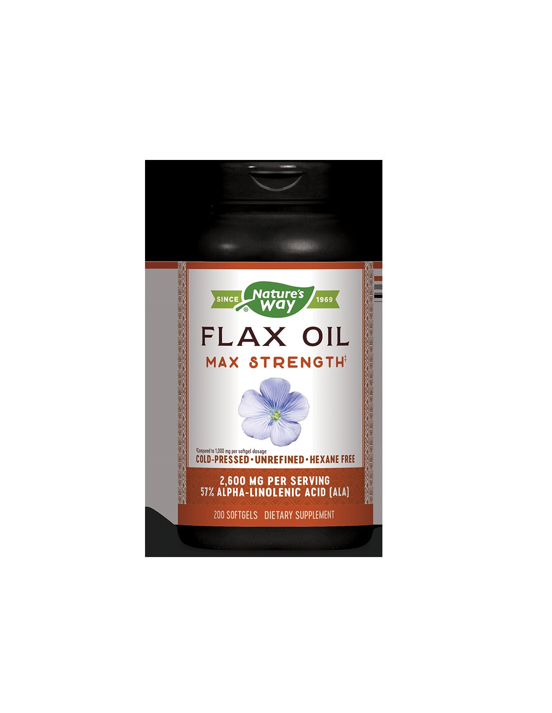 Flax Oil 1300 mg 57% ALA - 200 Гел капсули - Feel You