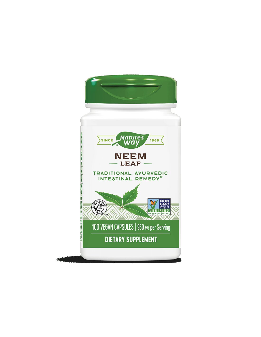 Neem Leaf 475 mg - 100 капсули - Feel You
