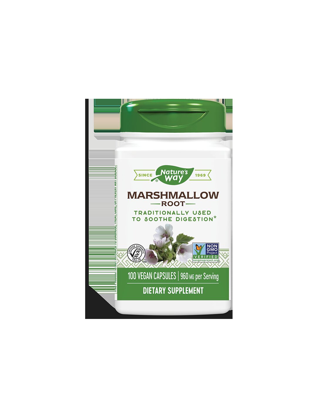 Marshmallow root 480 mg - 100 капсули - Feel You