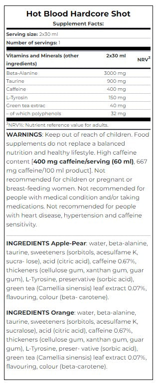 Hotnzore Hardzore Scot Box / 12 met 60 ml