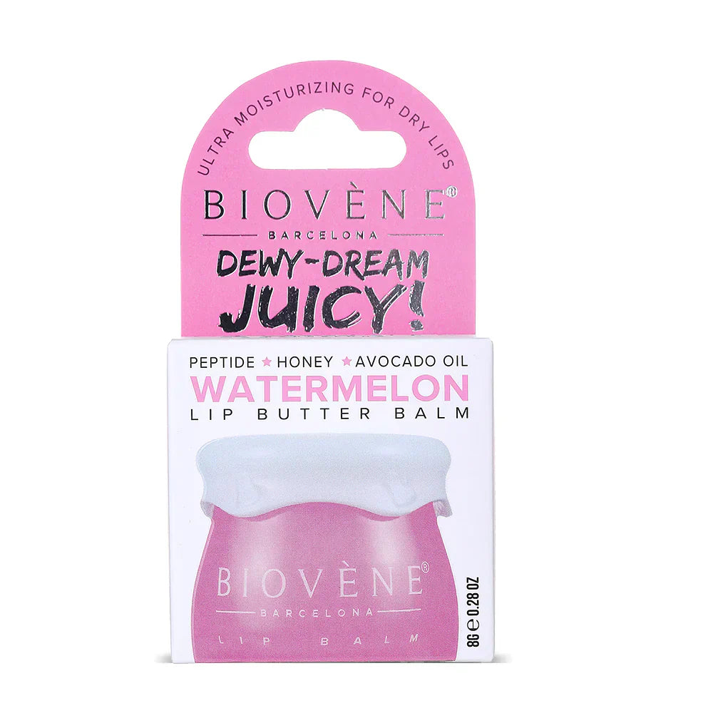 Lip balm with watermelon and peptides for freshness and softness - 8 grams